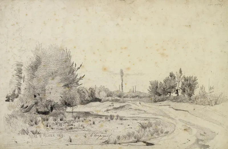 Landskap av Henri-Joseph Harpignies