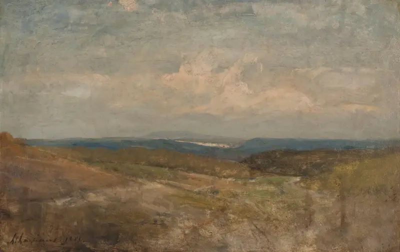 Pejzaż pagórkowaty, Henri-Joseph Harpignies