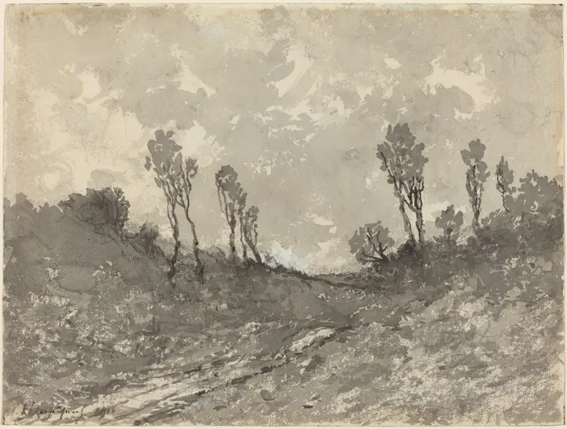 Vägen vid Hérisson av Henri-Joseph Harpignies