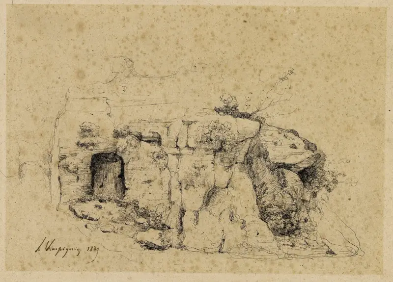 Ruiner av Henri-Joseph Harpignies