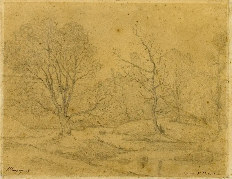 Bäck av Henri-Joseph Harpignies