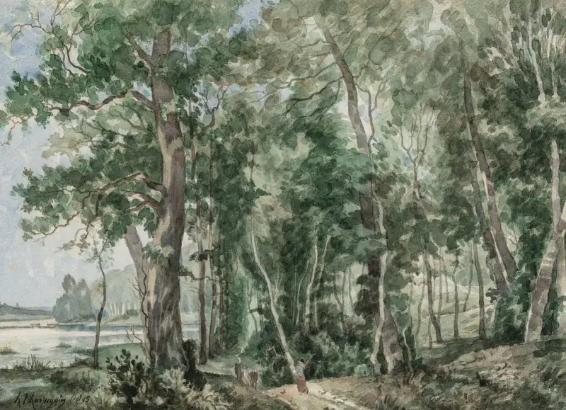 Skogsmark av Henri-Joseph Harpignies