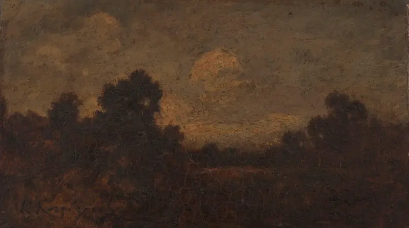 I skogen av Henri-Joseph Harpignies