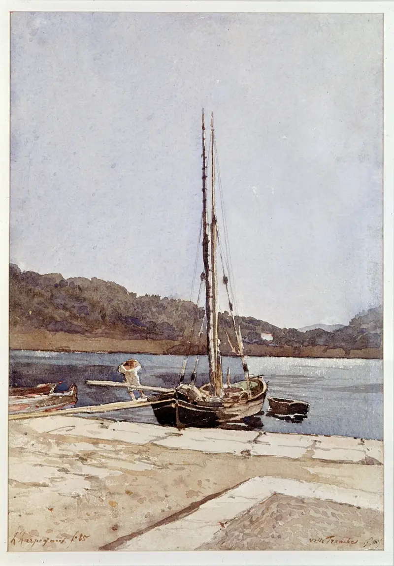 Villefranche av Henri-Joseph Harpignies