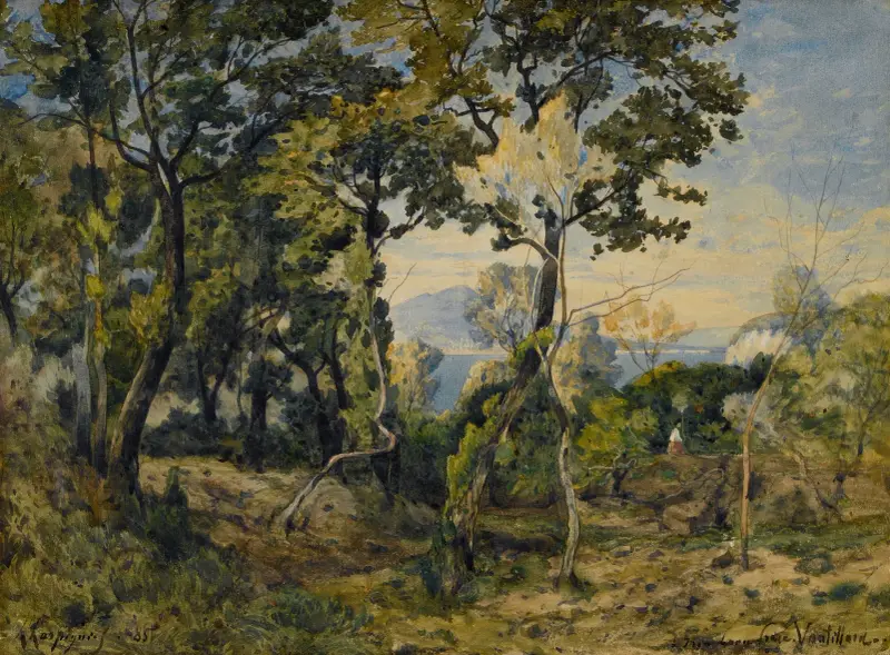 Villefranche av Henri-Joseph Harpignies