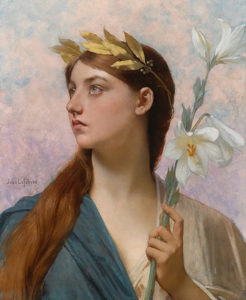 An Allegory Of Victory av Jules Joseph Lefebvre