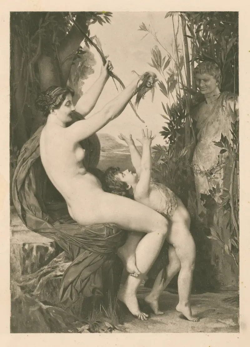 Nymfa a Bacchus, Jules Joseph Lefebvre