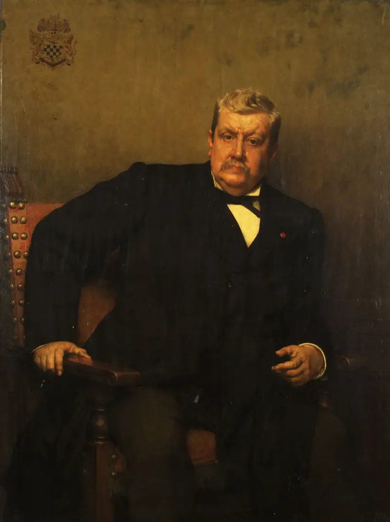 Portrait of Count Oswald de Kerchove de Denterghem av Jules Joseph Lefebvre