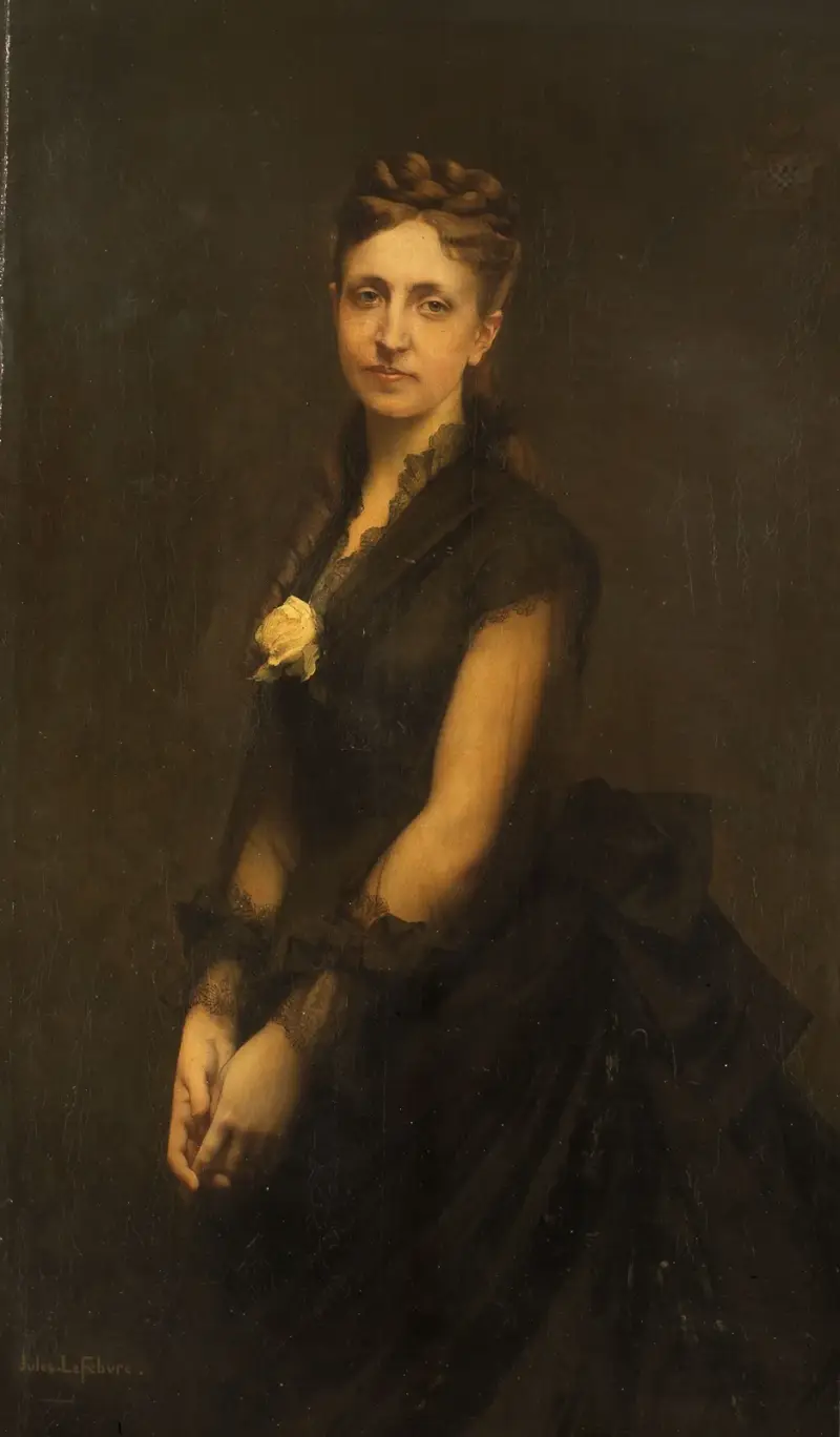 Portrait of the Countess Oswald de Kerchove de Denterghem av Jules Joseph Lefebvre