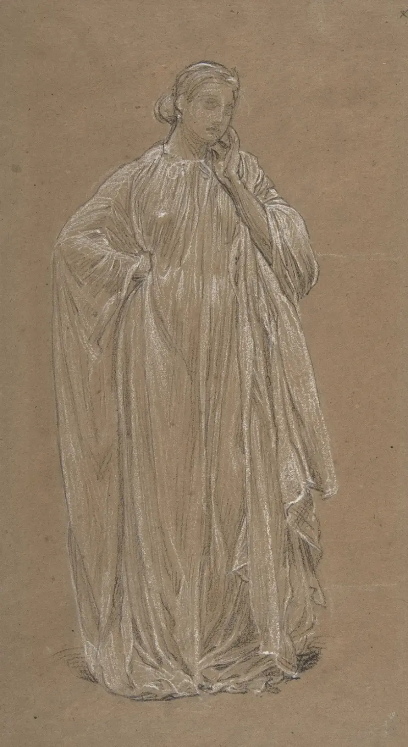 Zahalený model, Albert Joseph Moore
