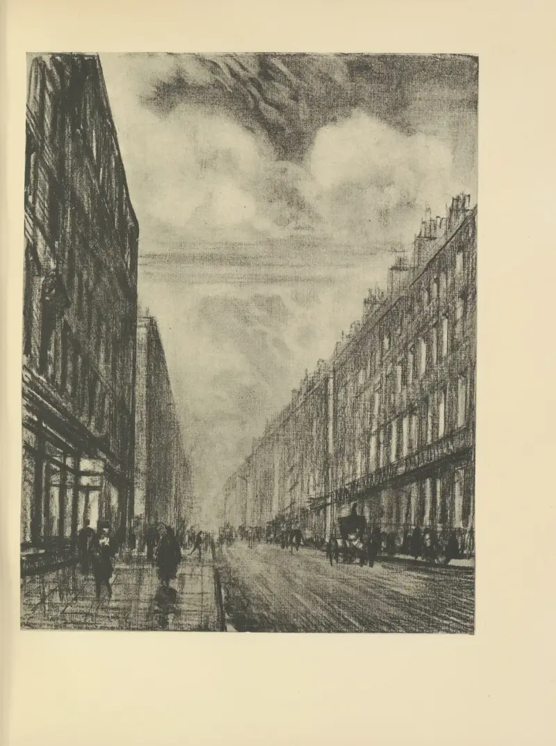 Baker Street von Joseph Pennell