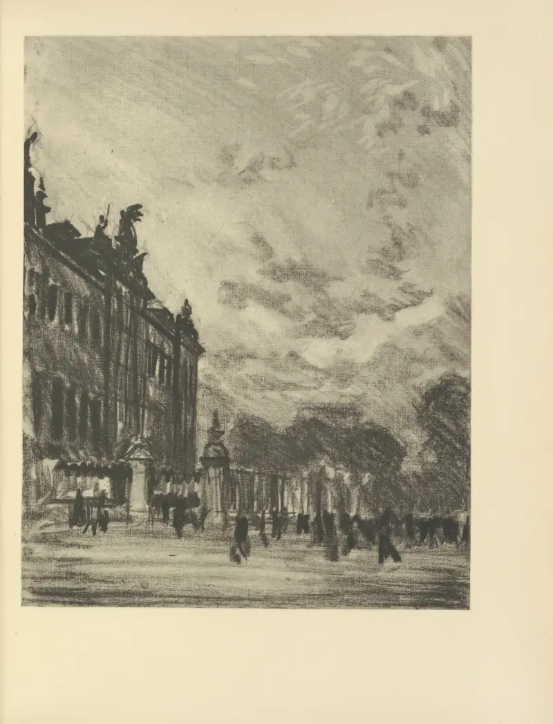 Buckingham Palace von Joseph Pennell