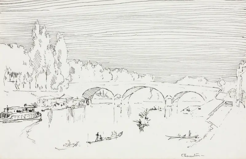 Charenton-le-Pont von Joseph Pennell