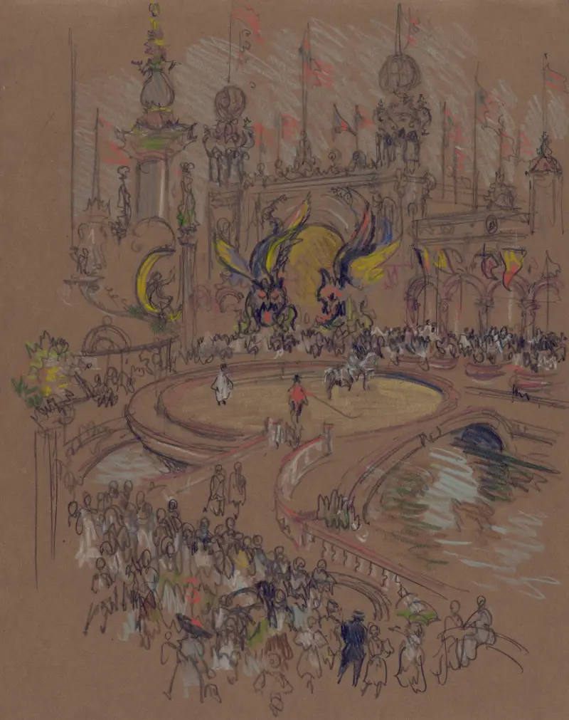 Coney Island von Joseph Pennell