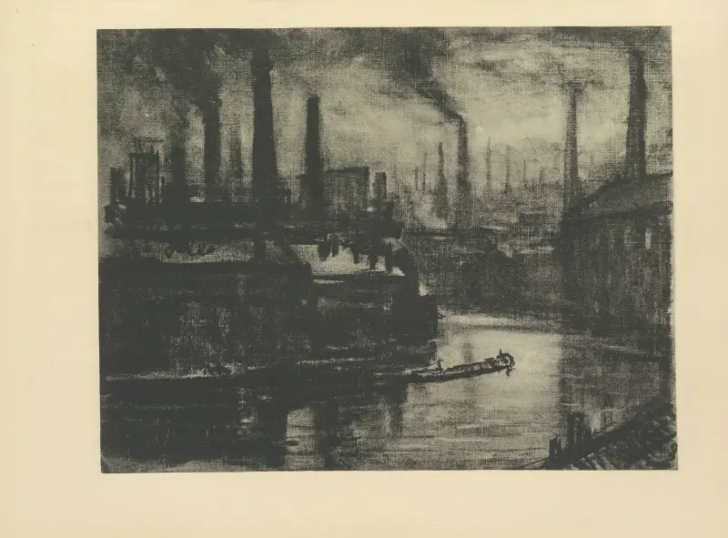 East London av Joseph Pennell