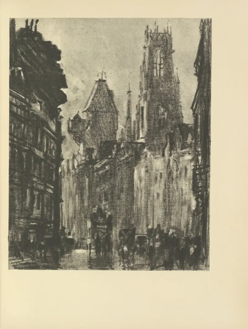 Fleet Street av Joseph Pennell