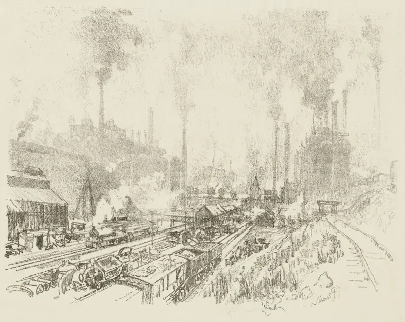 In the Land of Iron and Steel av Joseph Pennell