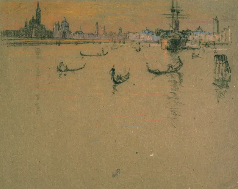 Lagun, Venedig av Joseph Pennell