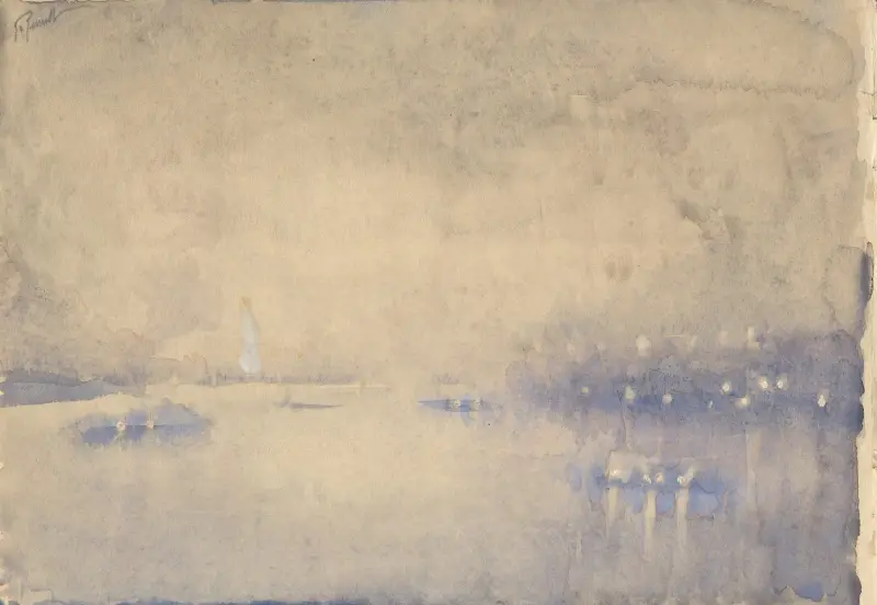 Lighting Up av Joseph Pennell
