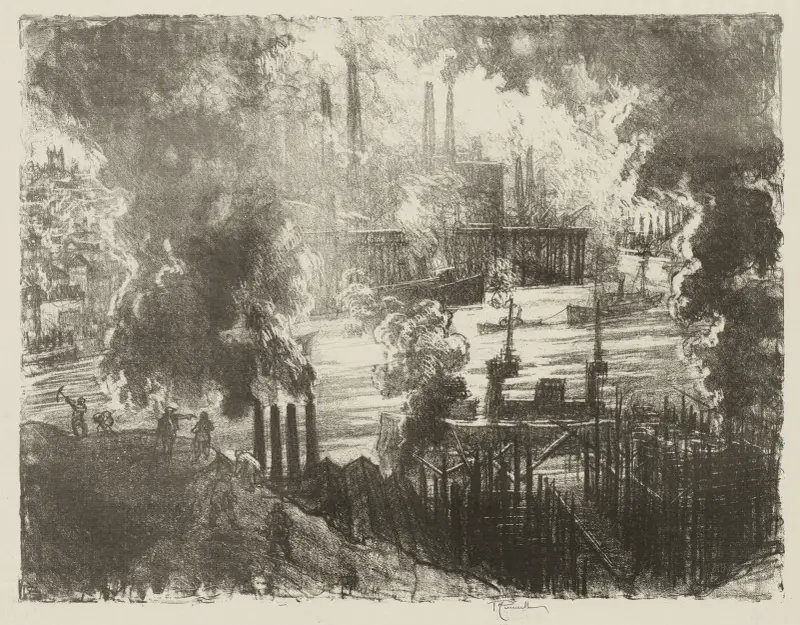 Munitionsfloden av Joseph Pennell