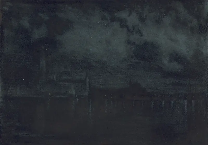 Pałac nocą, Joseph Pennell