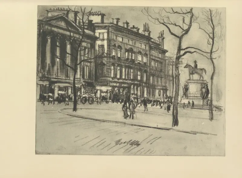Piccadilly Palaces av Joseph Pennell