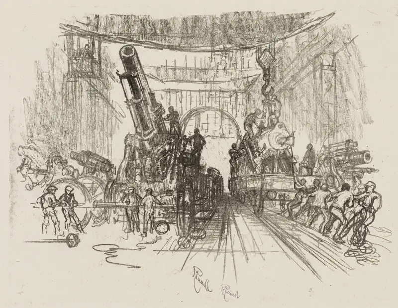 Ready for War av Joseph Pennell