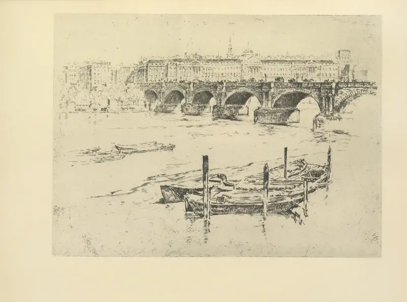 Somerset House av Joseph Pennell