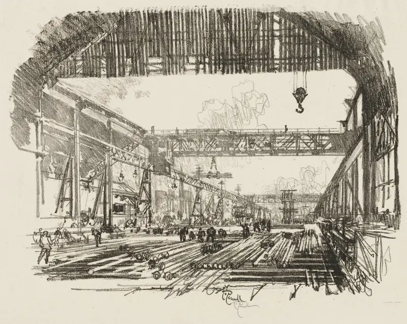 Steel Bars for Shells av Joseph Pennell