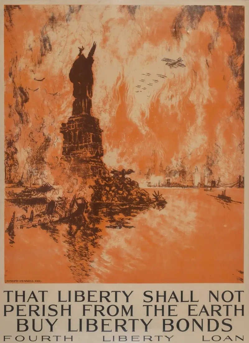 That Liberty Shall Not Perish From the Earth Buy Liberty Bonds av Joseph Pennell