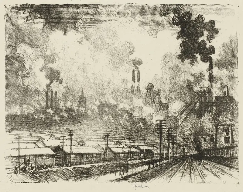 Kolgruvorna av Joseph Pennell
