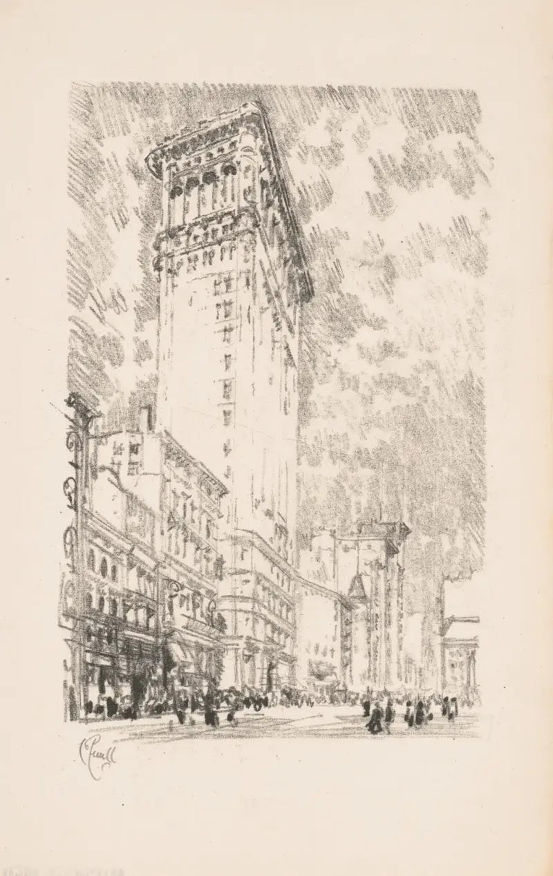 Das Flatiron Building von Joseph Pennell