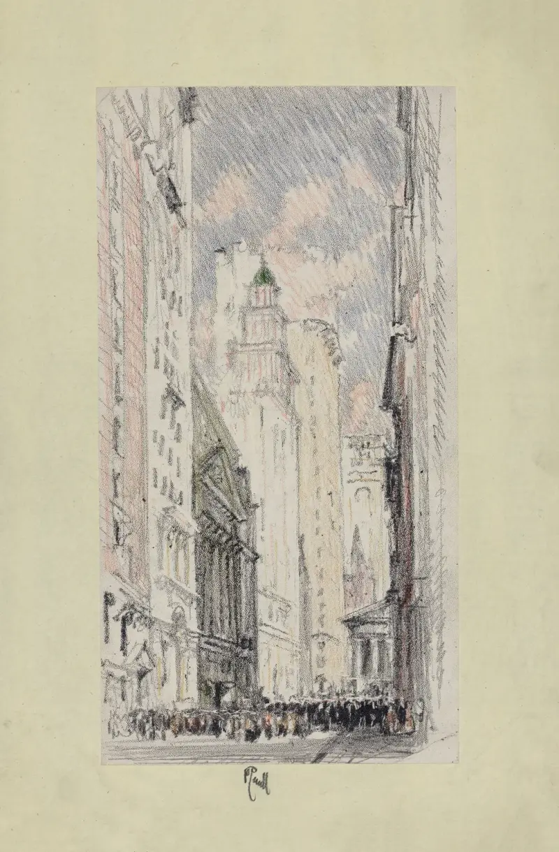 Die Börse von Joseph Pennell