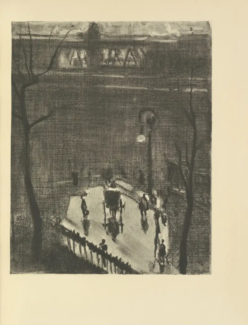 Under Charing Cross av Joseph Pennell