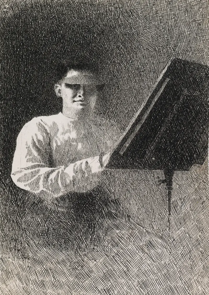 Autoportrét, 1900, Joseph Stella