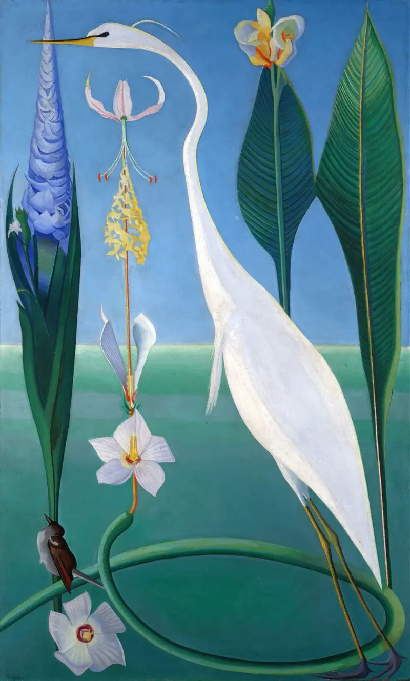 Den vita hägern av Joseph Stella