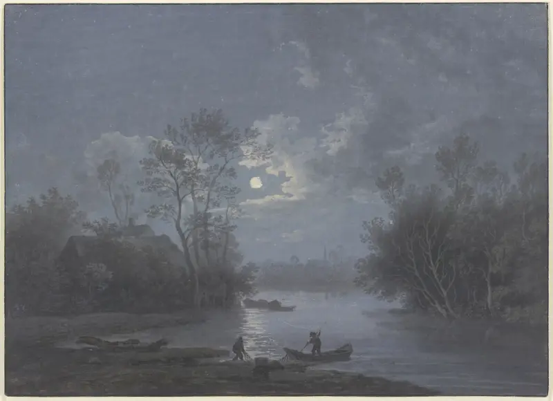 Krajina v měsíčním světle, Claude-Joseph Vernet
