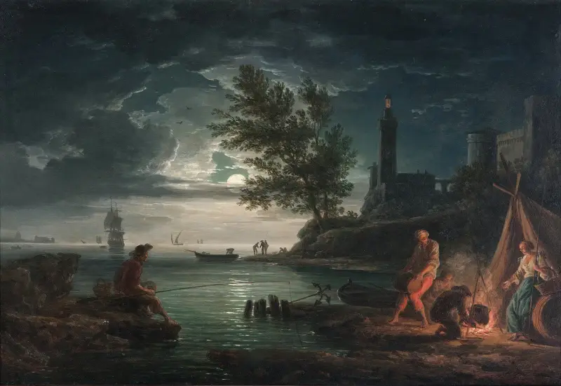 The four times of day- Night av Claude-Joseph Vernet