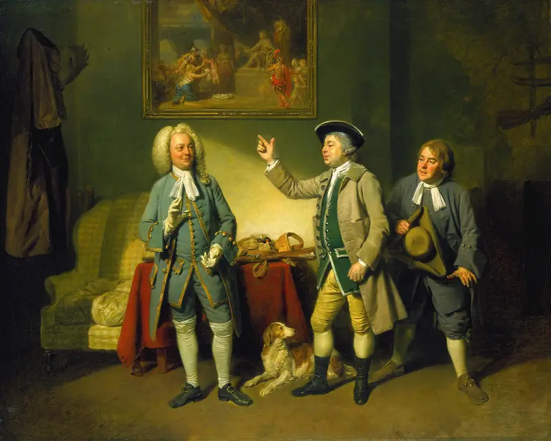Szene aus „Love in a Village“ von Johan Joseph Zoffany