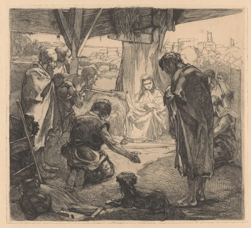 Herdarnas tillbedjan av Johannes Josephus Aarts