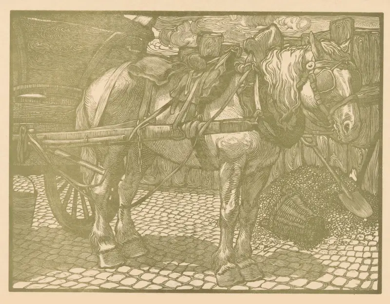 Förspänt häst av Johannes Josephus Aarts