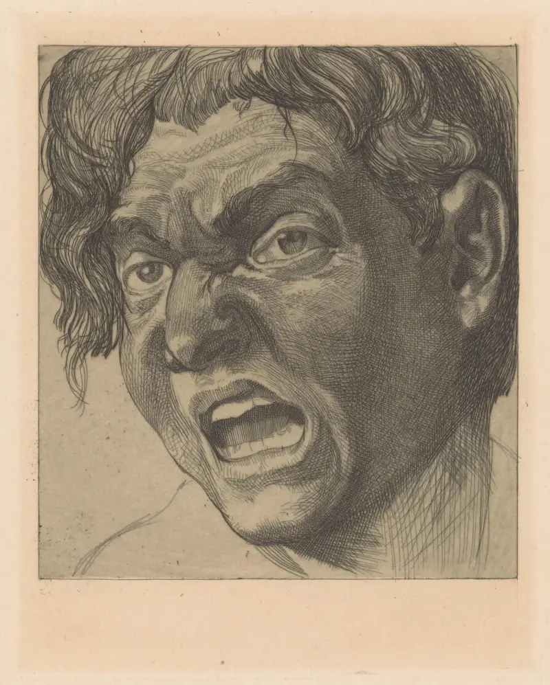 Gapende man av Johannes Josephus Aarts