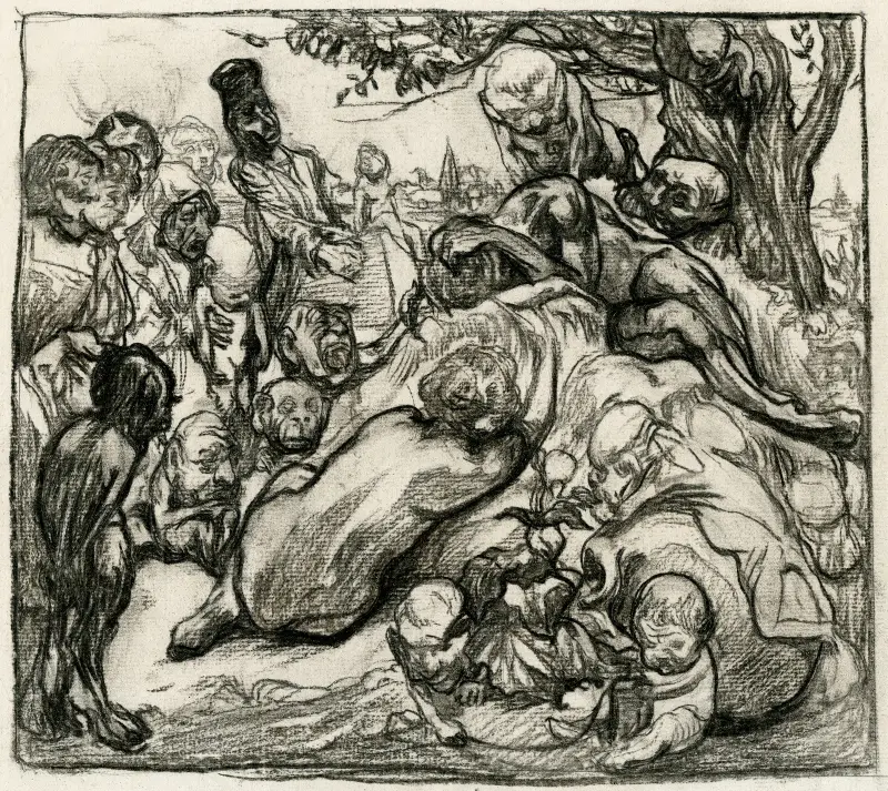 Figurer under ett träd av Johannes Josephus Aarts