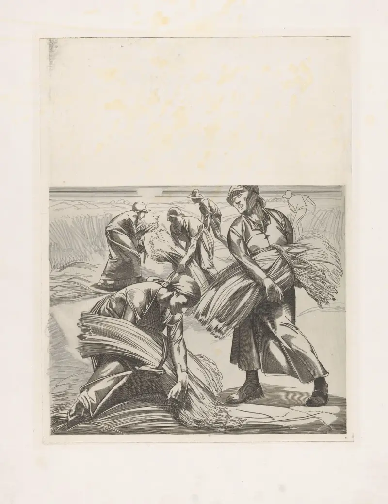 Korenoogst av Johannes Josephus Aarts