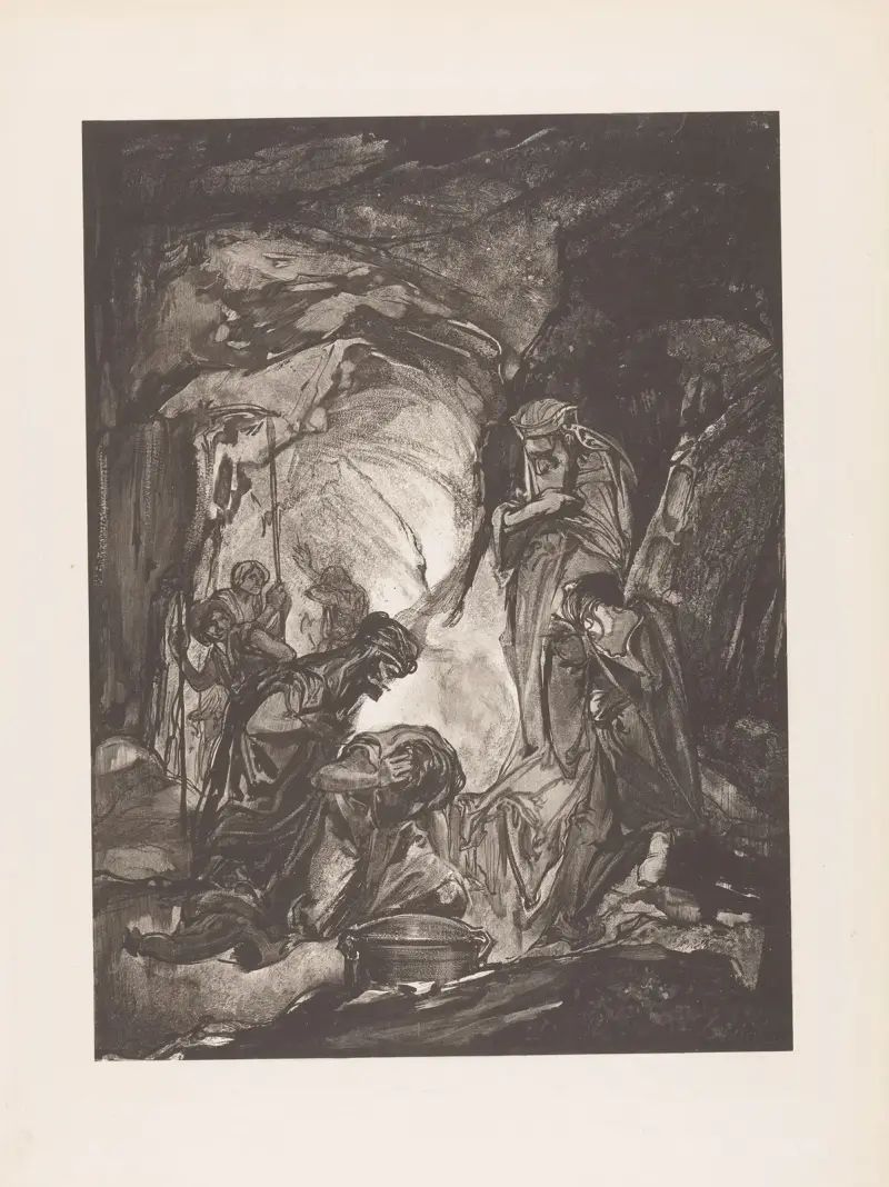 Mannen en vrouwen in een grot – nr 2 av Johannes Josephus Aarts