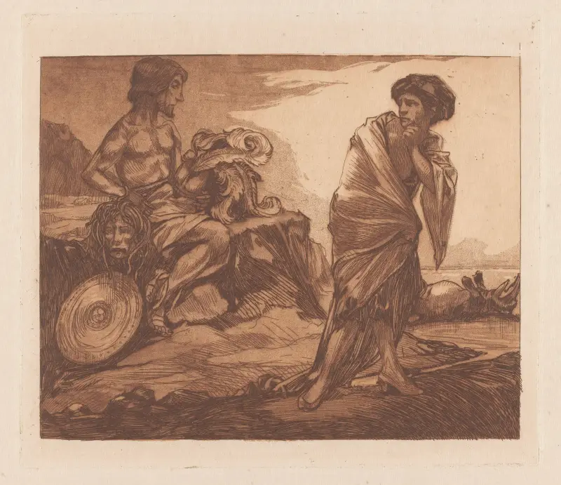 Perseus med Medusas huvud av Johannes Josephus Aarts