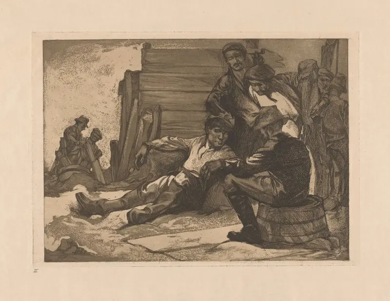 Vilande arbetare av Johannes Josephus Aarts