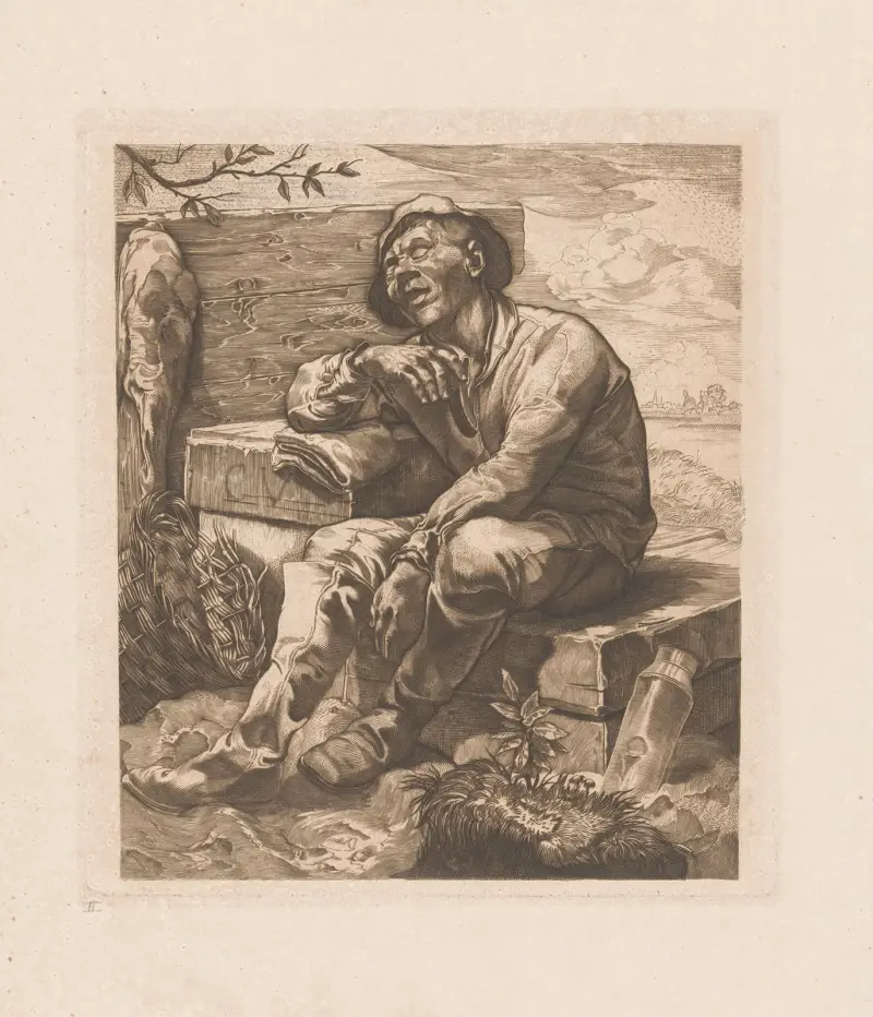 Sovande polderpojke av Johannes Josephus Aarts