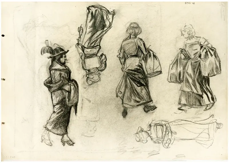Stående kvinnor av Johannes Josephus Aarts