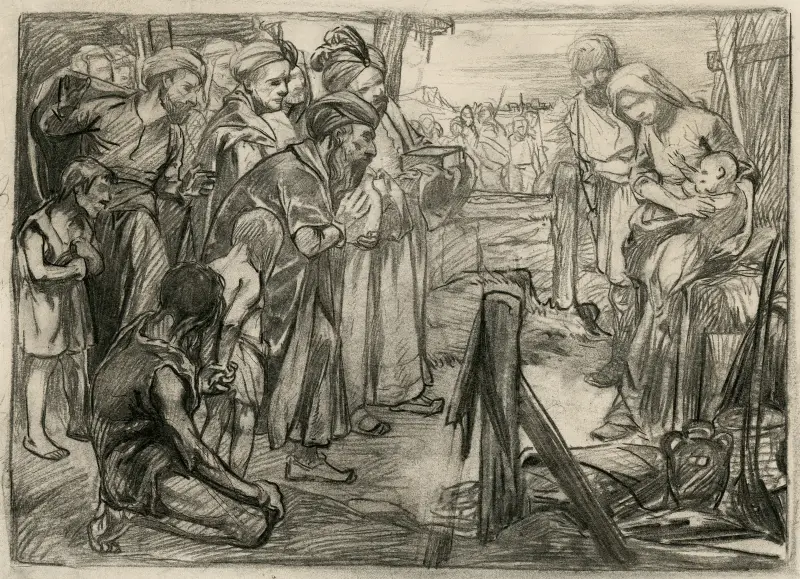 Konungarnas tillbedjan av Johannes Josephus Aarts